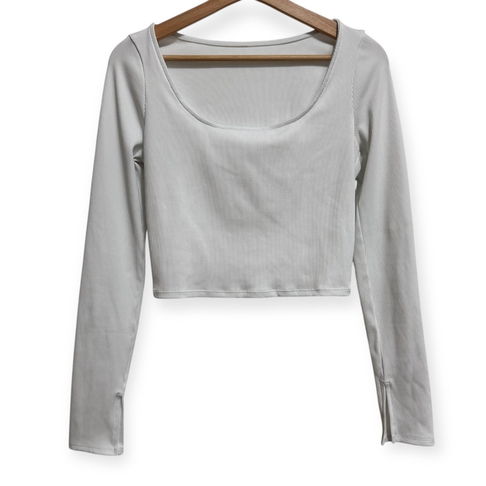 Classic White Long Sleeve Top